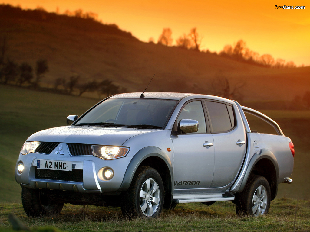 Images of Mitsubishi L200 Double Cab Warrior 2006–10 (1024 x 768)