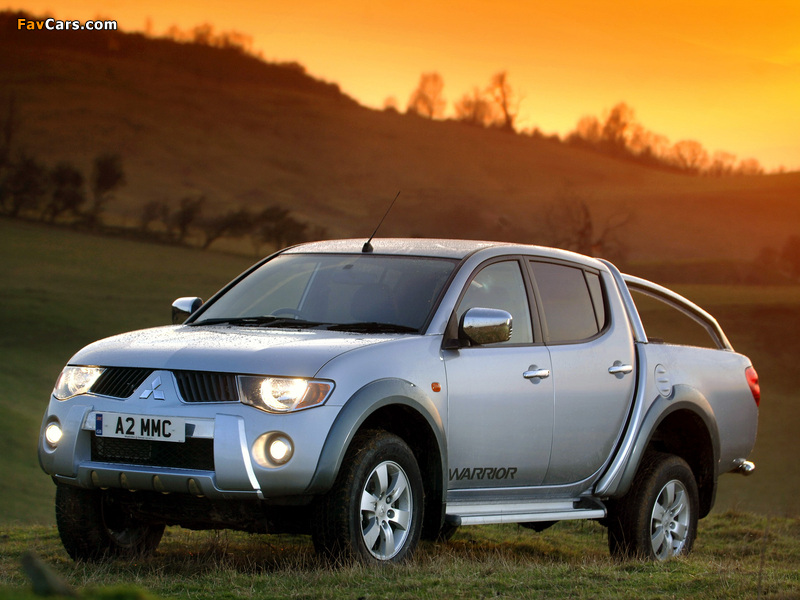 Images of Mitsubishi L200 Double Cab Warrior 2006–10 (800 x 600)