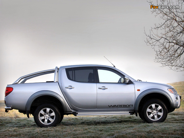 Images of Mitsubishi L200 Double Cab Warrior 2006–10 (640 x 480)