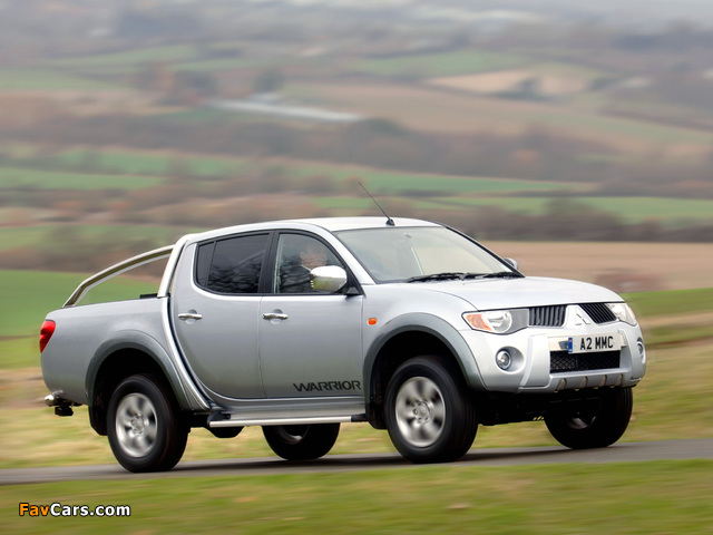 Images of Mitsubishi L200 Double Cab Warrior 2006–10 (640 x 480)