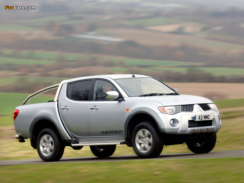 Images of Mitsubishi L200 Double Cab Warrior 2006–10 (800 x 600)