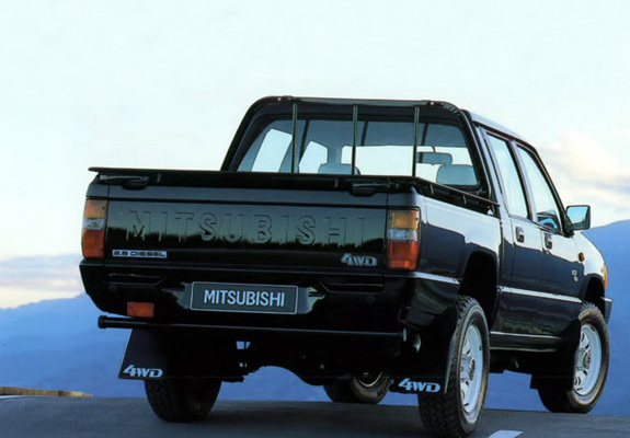 Mitsubishi L200 Double Cab 4WD 1986–96 pictures