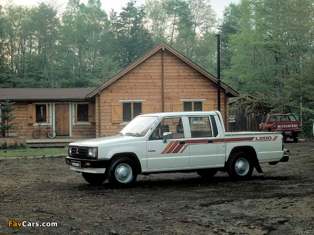 Mitsubishi L200 Double Cab 1986–96 pictures (640 x 480)