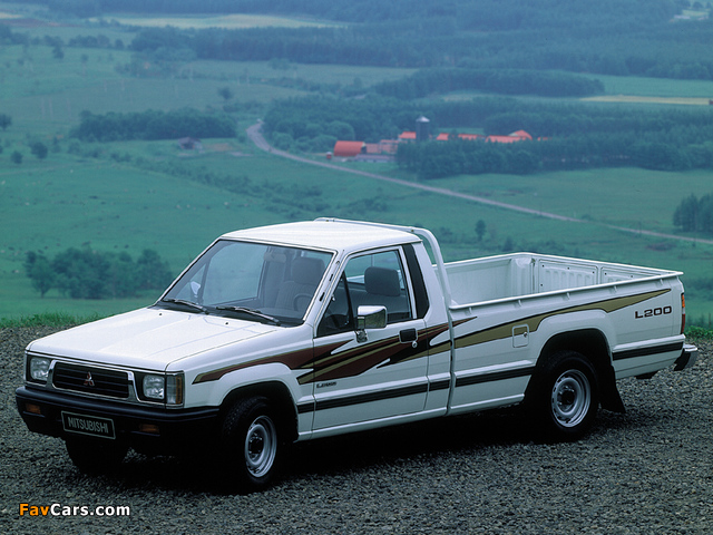 Mitsubishi L200 Single Cab 1986–96 pictures (640 x 480)