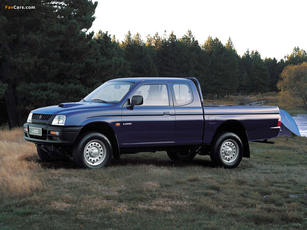 Mitsubishi L200 Club Cab 1996–2001 images (1024 x 768)