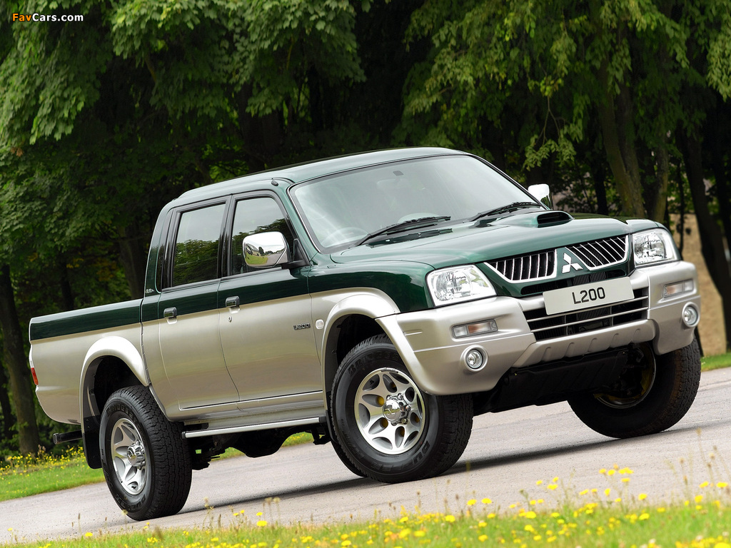 Mitsubishi L200 4Life Double Cab UK-spec 2005–06 images (1024 x 768)