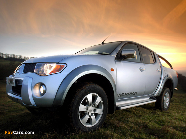 Mitsubishi L200 Double Cab Warrior 2006–10 pictures (640 x 480)