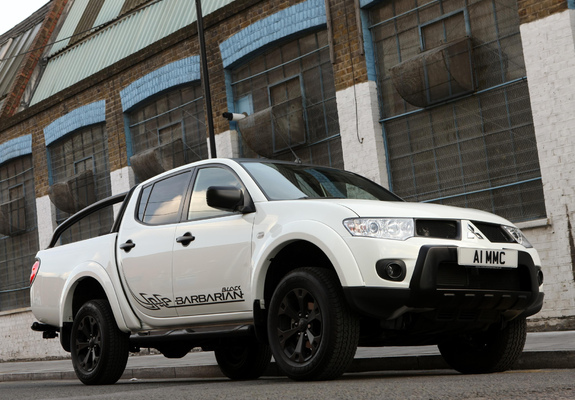 Photos of Mitsubishi L200 Barbarian Black 2012