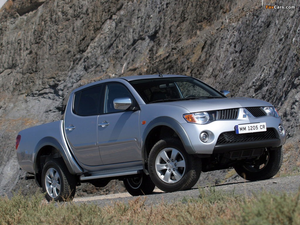 Pictures of Mitsubishi L200 4Life Double Cab 2006–10 (1024 x 768)
