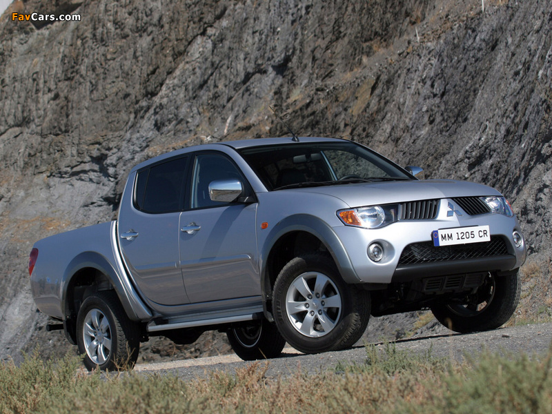 Pictures of Mitsubishi L200 4Life Double Cab 2006–10 (800 x 600)
