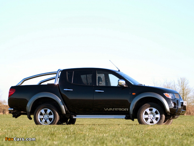 Pictures of Mitsubishi L200 Double Cab Warrior 2006–10 (640 x 480)