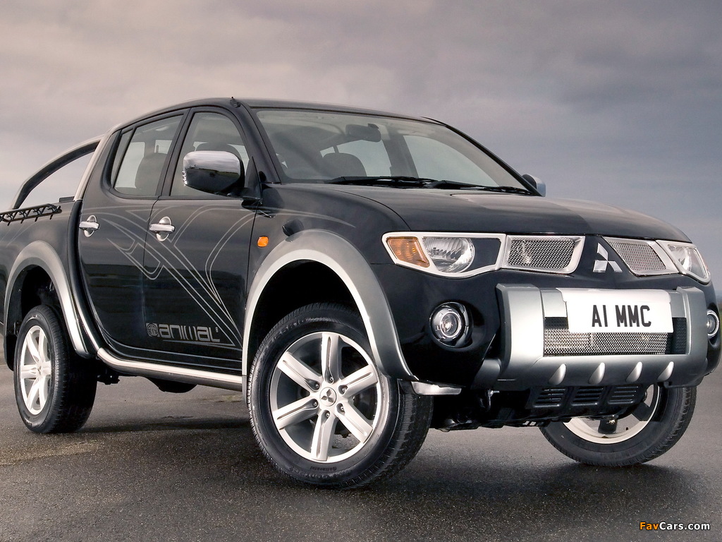 Pictures of Mitsubishi L200 Animal UK-spec 2006–10 (1024 x 768)