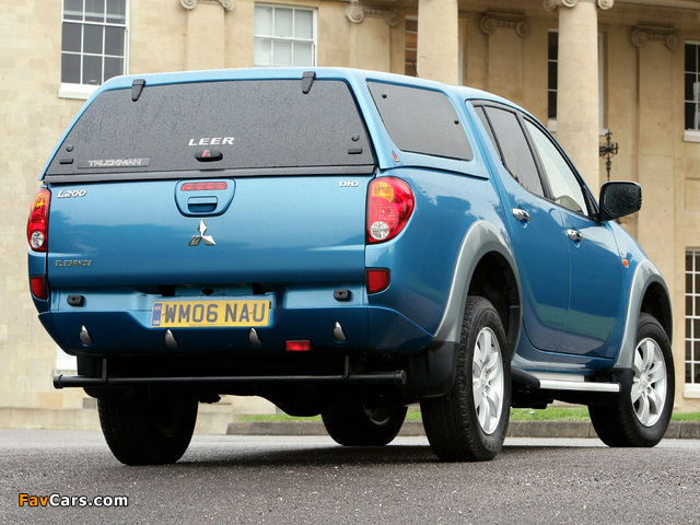 Pictures of Mitsubishi L200 4Life Double Cab UK-spec 2006–10 (640 x 480)