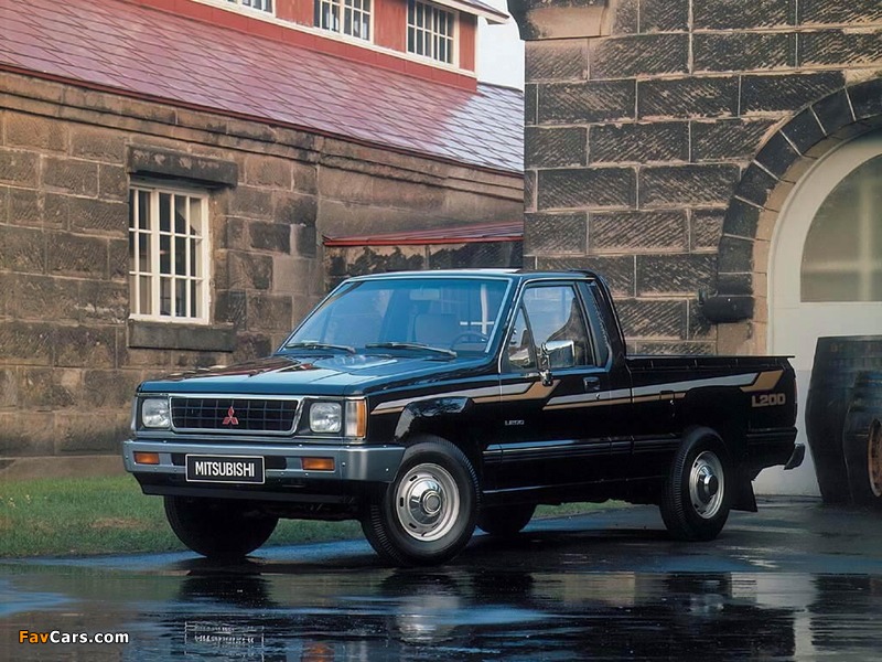 Mitsubishi L200 Single Cab 1986–96 wallpapers (800 x 600)