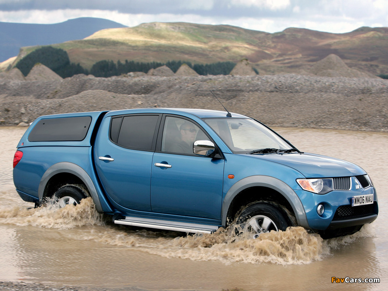 Mitsubishi L200 4Life Double Cab UK-spec 2006–10 wallpapers (800 x 600)