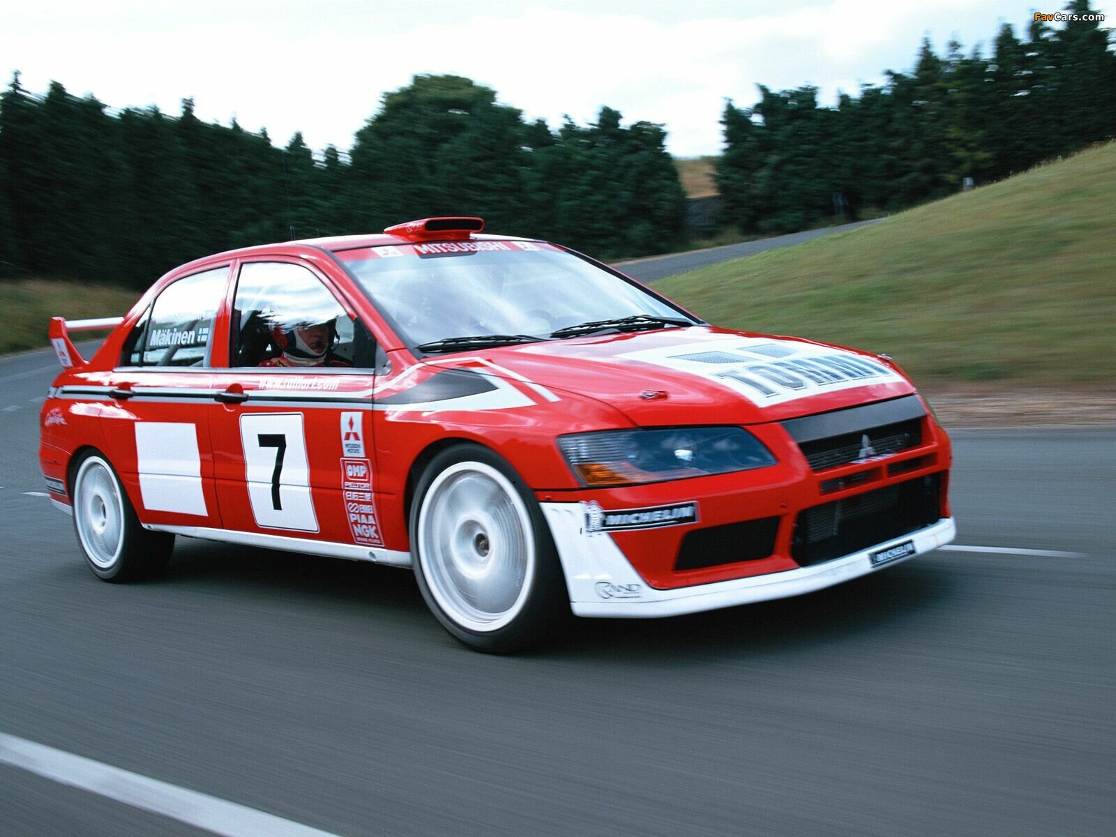 Images of Mitsubishi Lancer Evolution VII WRC 2001–03 (1600 x 1200)