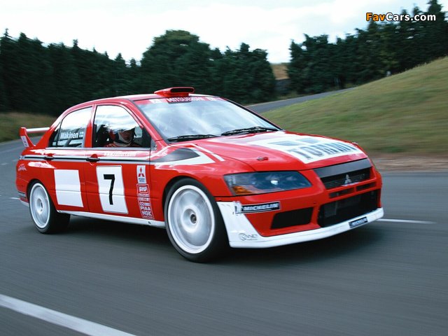 Images of Mitsubishi Lancer Evolution VII WRC 2001–03 (640 x 480)