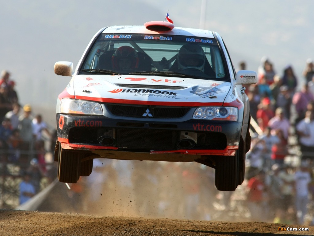 Images of Mitsubishi Lancer Evolution IX Race Car 2005–07 (1024 x 768)