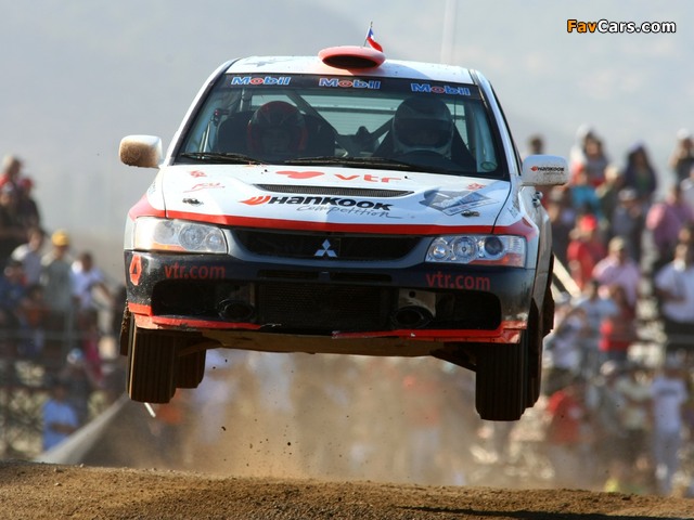 Images of Mitsubishi Lancer Evolution IX Race Car 2005–07 (640 x 480)