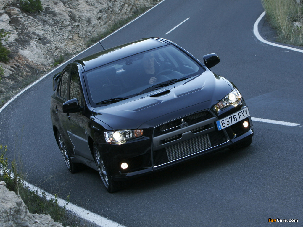 Images of Mitsubishi Lancer Evolution X EU-spec 2008 (1024 x 768)