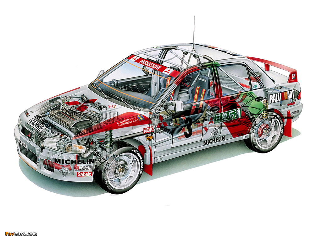 Mitsubishi Lancer Evolution III Gr.A WRC 1996 photos (1024 x 768)