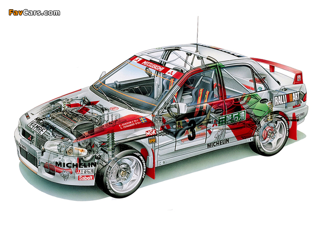 Mitsubishi Lancer Evolution III Gr.A WRC 1996 photos (640 x 480)