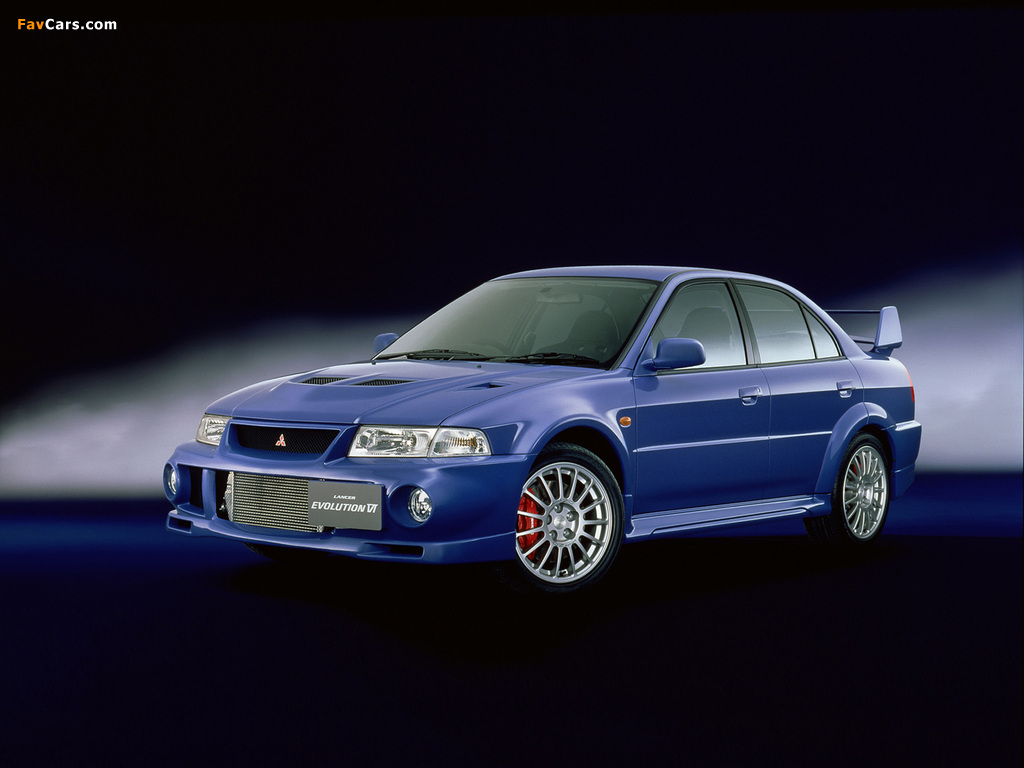 Mitsubishi Lancer GSR Evolution VI (CP9A) 1999–2000 wallpapers (1024 x 768)