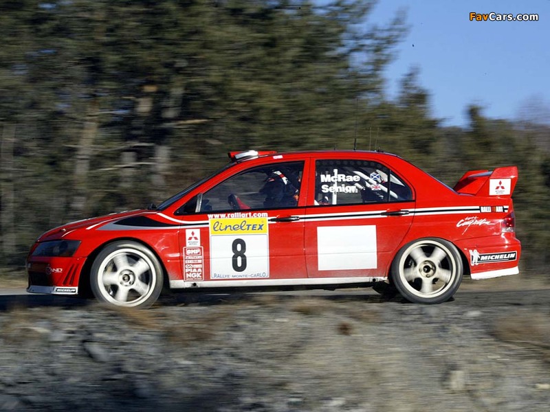 Mitsubishi Lancer Evolution VII WRC 2001–03 photos (800 x 600)