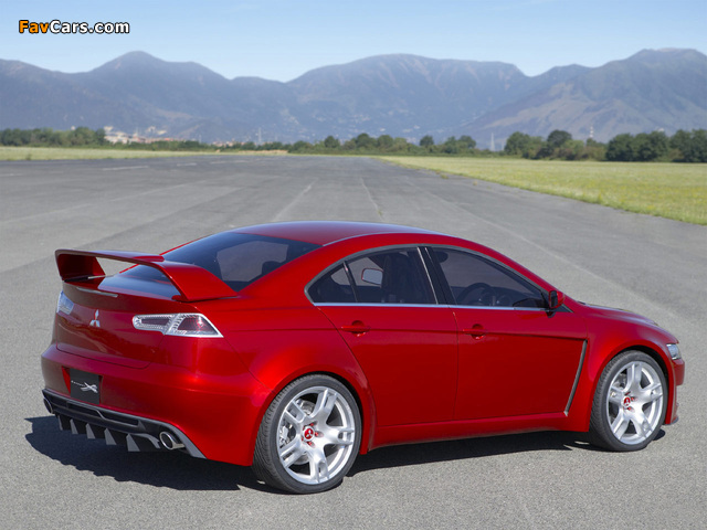 Mitsubishi Lancer Evolution Concept-X 2005 pictures (640 x 480)