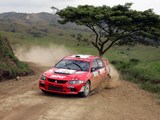 Mitsubishi Lancer Evolution IX Race Car 2005–07 wallpapers