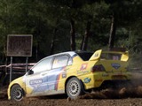 Mitsubishi Lancer Evolution IX Race Car 2005–07 wallpapers