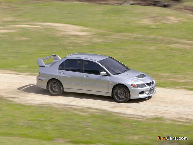 Mitsubishi Lancer Evolution IX MR 2006–07 photos (640 x 480)