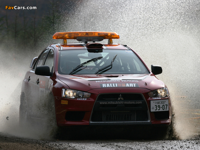 Mitsubishi Lancer Evolution X Group N 2007 photos (640 x 480)