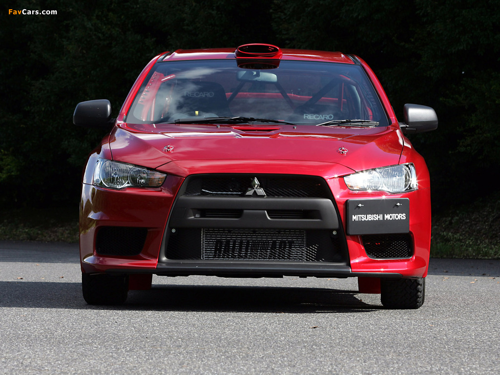 Mitsubishi Lancer Evolution X Group N 2007 wallpapers (1024 x 768)