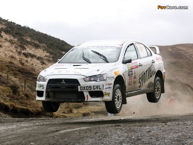 Mitsubishi Lancer Evolution X Race Car 2008 photos (640 x 480)