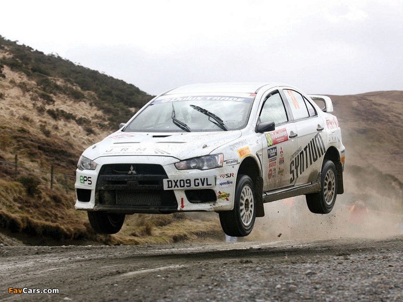 Mitsubishi Lancer Evolution X Race Car 2008 photos (800 x 600)