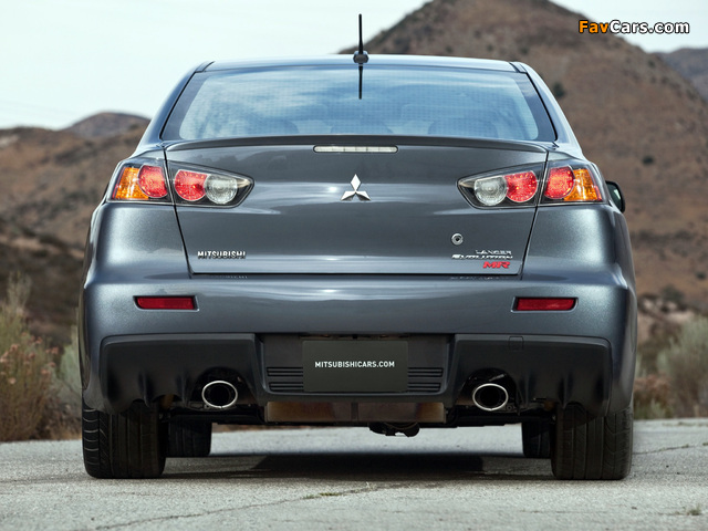 Mitsubishi Lancer Evolution MR US-spec 2008 pictures (640 x 480)