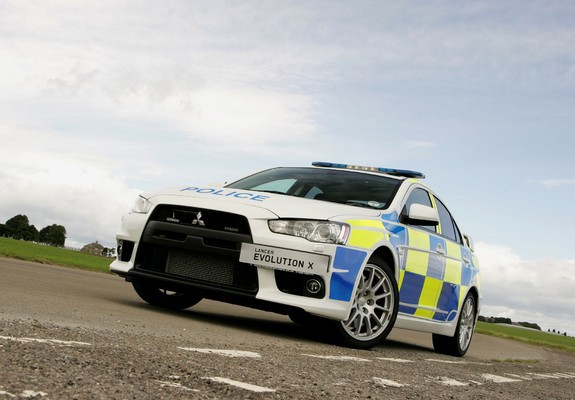 Mitsubishi Lancer Evolution X Police 2008 wallpapers