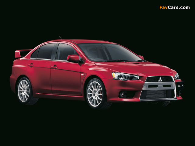 Mitsubishi Lancer Evolution X 2008 wallpapers (640 x 480)