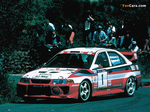 Mitsubishi Lancer Evolution V Gr.A WRC 1998 photos (640 x 480)