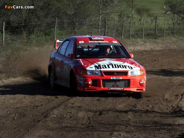 Mitsubishi Lancer RS Evolution VI Gr.A WRC 1999 photos (640 x 480)