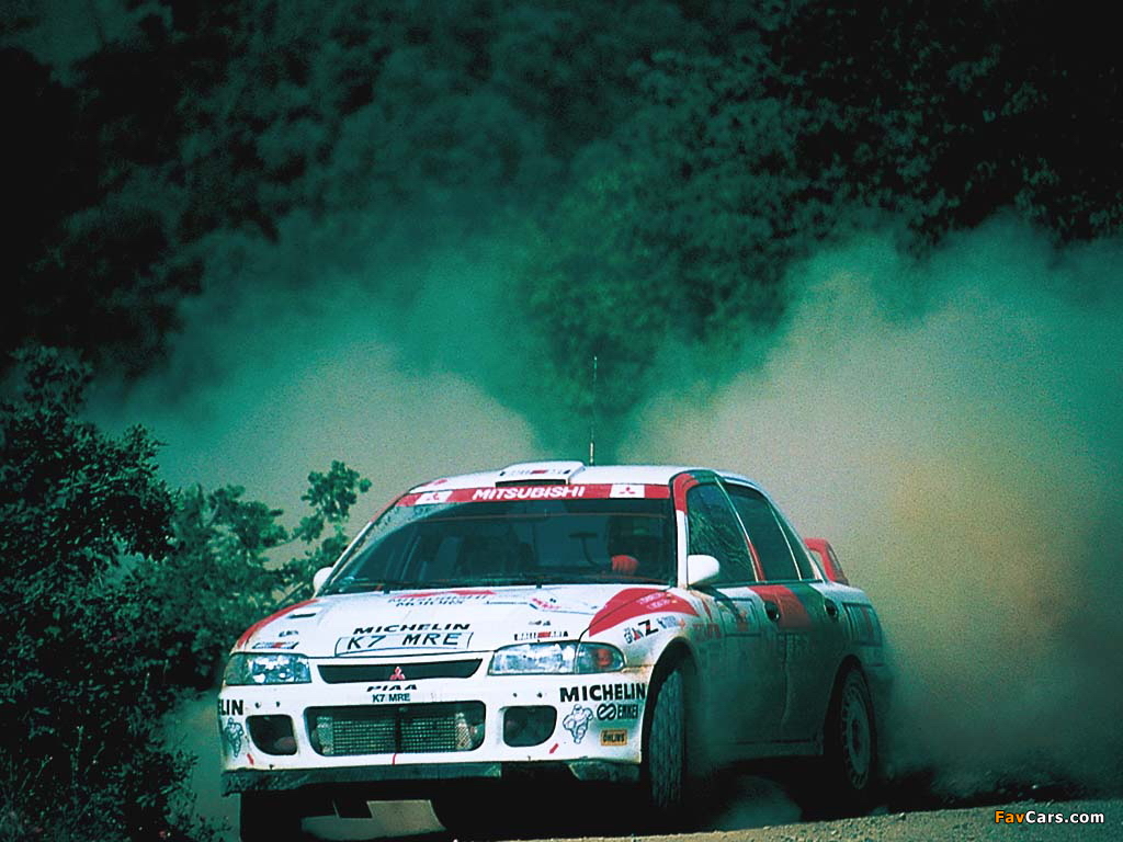 Mitsubishi Lancer Evolution II Rally Version photos (1024 x 768)