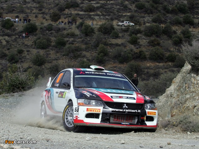 Photos of Mitsubishi Lancer Evolution IX Race Car 2005–07 (640 x 480)