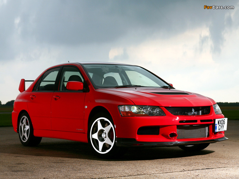 Photos of Mitsubishi Lancer Evolution IX FQ-360 2006–07 (800 x 600)