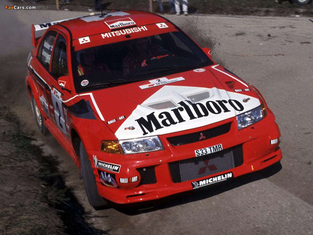 Pictures of Mitsubishi Lancer RS Evolution VI Gr.A WRC 1999 (1024 x 768)