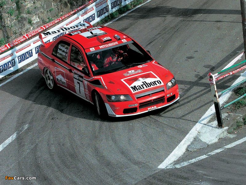 Pictures of Mitsubishi Lancer Evolution VII WRC 2001–03 (800 x 600)