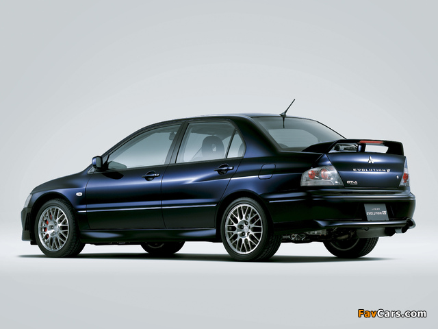 Pictures of Mitsubishi Lancer Evolution VII GT-A (CT9A) 2002–03 (640 x 480)