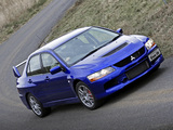 Pictures of Mitsubishi Lancer Evolution IX UK-spec 2005–07