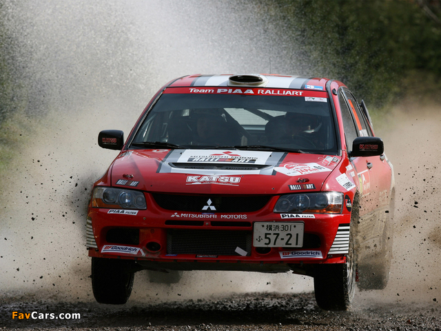 Pictures of Mitsubishi Lancer Evolution IX Race Car 2005–07 (640 x 480)