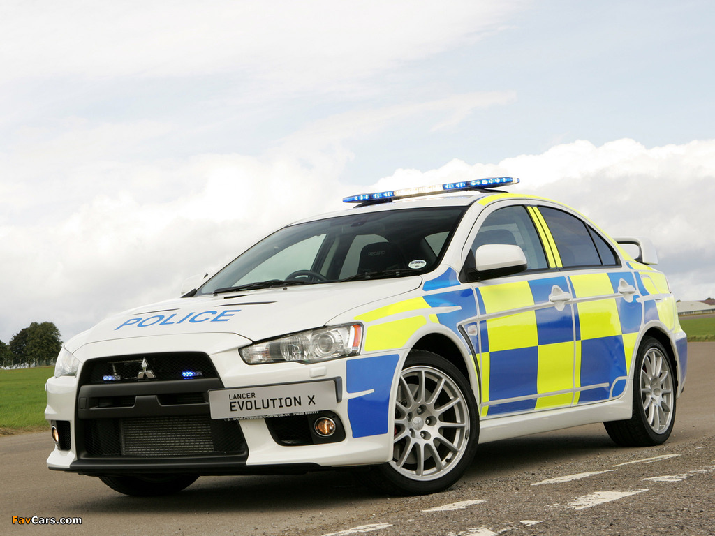 Pictures of Mitsubishi Lancer Evolution X Police 2008 (1024 x 768)